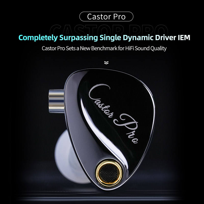 KZ Castor Pro Harman Target Improved Bass Tunable in Ear Monitor, HiFi Improved Bass in Ear Headphone IEM