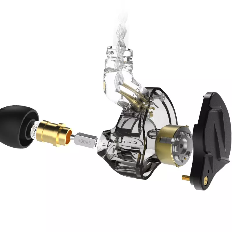 KZ ZSN Pro X – Hybrid 1DD + 1BA In-Ear Earphones, Detachable Cable & High-Fidelity Audio IEM