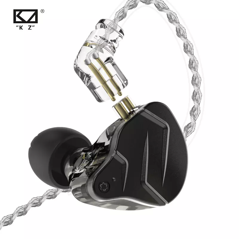 KZ ZSN Pro X – Hybrid 1DD + 1BA In-Ear Earphones, Detachable Cable & High-Fidelity Audio IEM