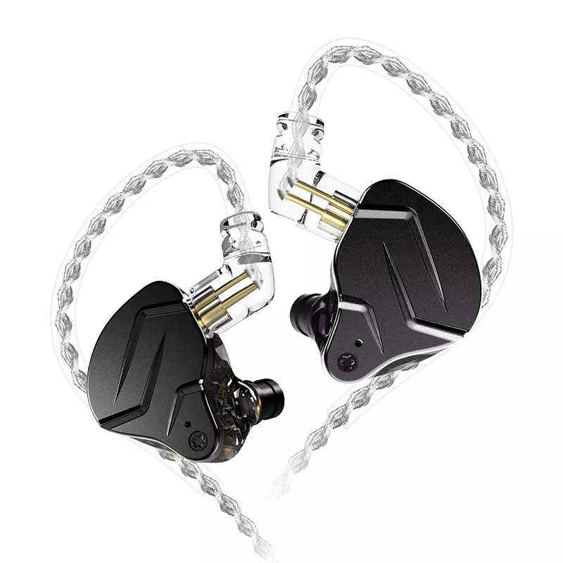 KZ ZSN Pro X – Hybrid 1DD + 1BA In-Ear Earphones, Detachable Cable & High-Fidelity Audio IEM