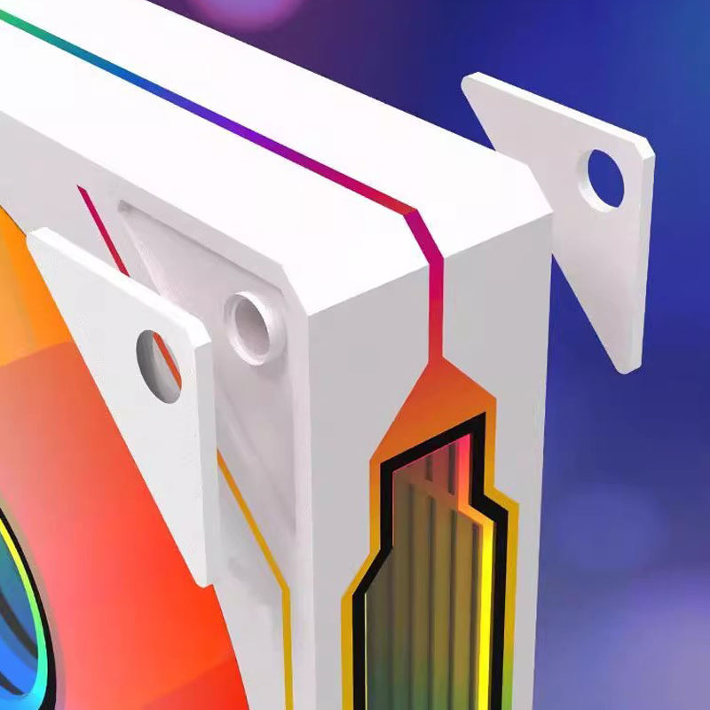 Prism 4Pro – 120 mm Non- PWM Case Fan with 5V ARGB Lighting & Silent Cooling